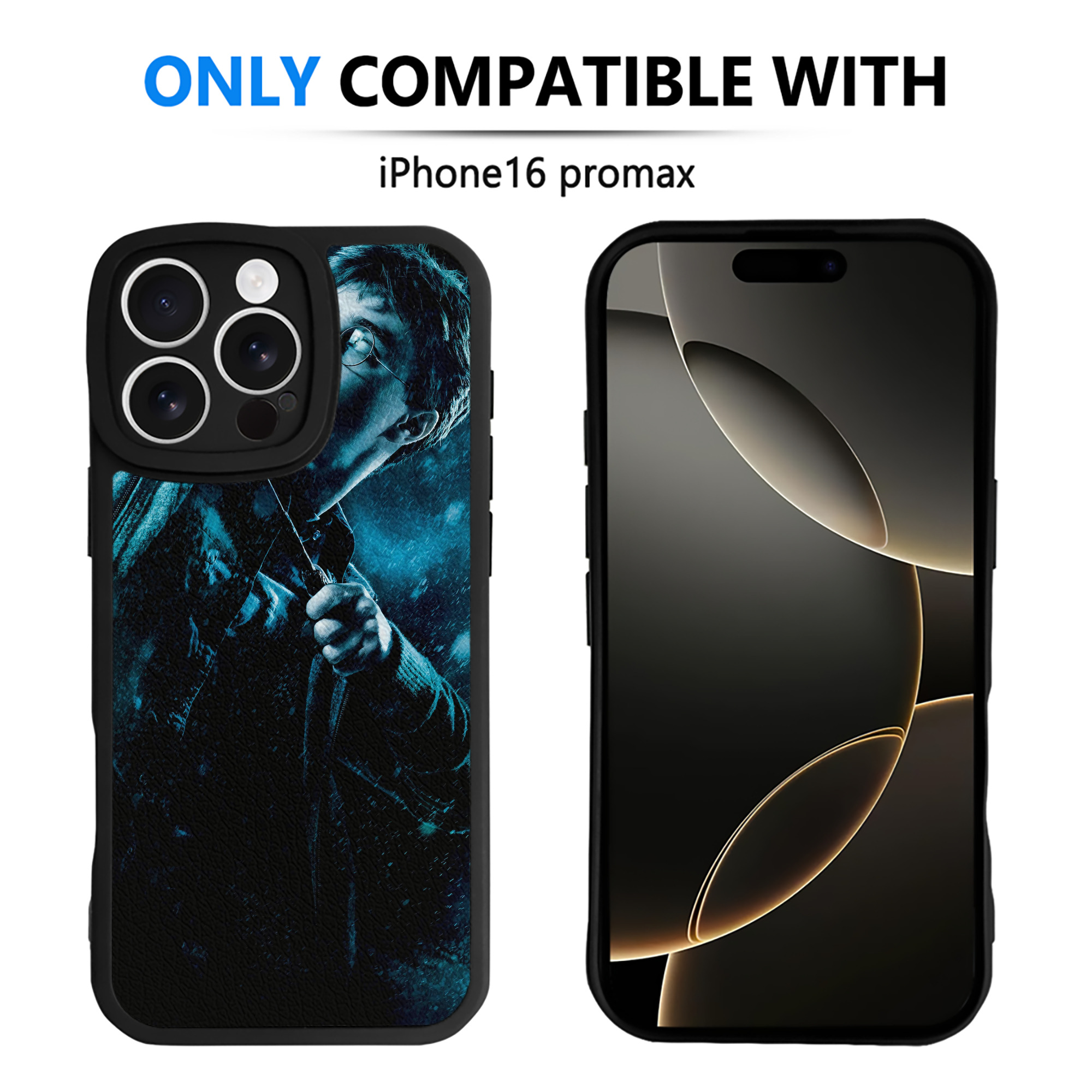 （画像用） Harry Potter ハリー・ポッターシリーズ 【iPhone 16シリーズ対応】シリコンスマホケース（レザー調） 材質：シリコン